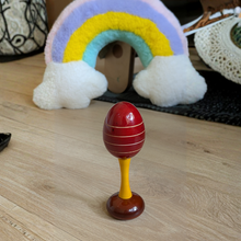 Load image into Gallery viewer, Maraca Rattle (Red) | Wooden rattle | Wooden rattle Toys