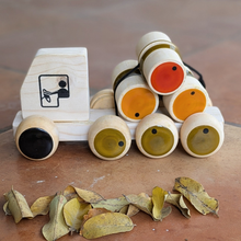 Load image into Gallery viewer, Rumbellorry | Push pull toys | Wooden push toys | Wooden pull toys