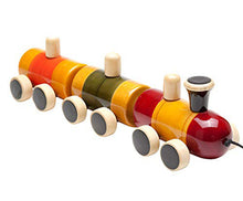 Load image into Gallery viewer, Wooden train toy