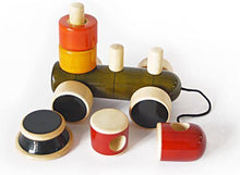 Load image into Gallery viewer, Wooden train toy