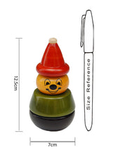 Load image into Gallery viewer, Wooden stacking toy | Aaba (Green) | Wooden Stacker toy