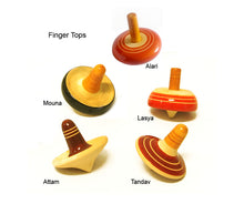 Load image into Gallery viewer, Wooden spinning tops