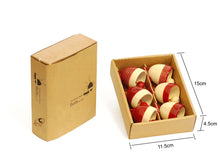 Load image into Gallery viewer, Wooden Christmas Decor : BELLS - Red (set of six)