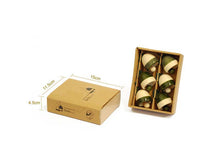 Load image into Gallery viewer, Wooden Christmas Decor : BELLS - Green (set of six)