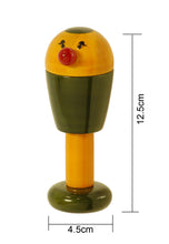 Load image into Gallery viewer, Birdie Rattle (Green) | Channapatna Toys | Wooden rattle toys