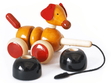 Load image into Gallery viewer, Wooden pull toy