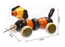 Load image into Gallery viewer, Bovow Green | Wooden pull toy | Wooden toys for kids