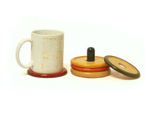 Load image into Gallery viewer, Wooden tea coaster
