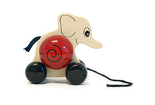 Load image into Gallery viewer, Elifa (Red) | Wooden Pull Toy | Channapatna toys