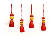 Load image into Gallery viewer, Fairy wooden christmas decor