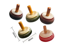 Load image into Gallery viewer, LASYA Finger Tops| Set of 5 | Spinning Wooden tops | Wooden top spinner