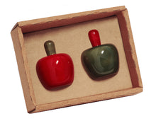 Load image into Gallery viewer, Fridge magnet -Apple set | Wooden fridge magnets | Refrigerator magnets