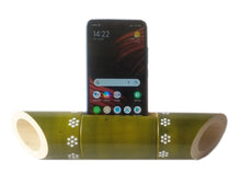 Load image into Gallery viewer, WOODSTOCK - Mobile Amplifier ( Green ) | Wooden mobile amplifier