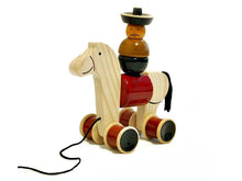 Load image into Gallery viewer, Wooden pull toys
