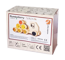 Load image into Gallery viewer, Rumbellorry | Push pull toys | Wooden push toys | Wooden pull toys