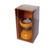 Load image into Gallery viewer, Vibha (Hour glass) - Candle Holder ( Yellow )