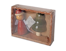 Load image into Gallery viewer, Xmas Tree & Fairy Fridge magnets | Wooden fridge magnets | Refrigerator magnets