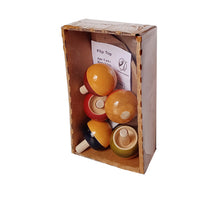 Load image into Gallery viewer, Flip Top - Set of 5 | Wooden spinning tops | Wooden top spinner | Wooden spinning top toy