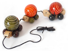 Load image into Gallery viewer, Ma Me Pa (GOR) | Wooden train toy | Wooden turtles train
