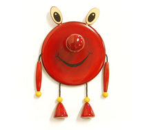 Load image into Gallery viewer, Peggy Toad - Wooden Wall Peg | Wooden Home decor