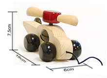 Load image into Gallery viewer, Wooden Spinno | Push pull toys | Wooden pull toy | Push and pull toys