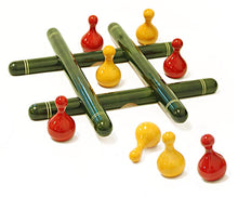 Load image into Gallery viewer, Tic Tac Toe (Lac) | Wooden tic tac toe | Tic tac toe wooden game | Wooden tic tac toe set