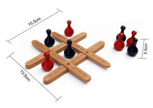 Load image into Gallery viewer, wooden tic tac toe board | Wooden tic tac toe | Tic tac toe wooden game | Wooden tic tac toe set