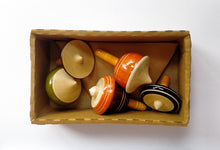 Load image into Gallery viewer, Handcrafted Wooden Tops - Collection 3: Assorted Finger Tops (5 no.s)
