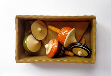 Load image into Gallery viewer, Handcrafted Wooden Tops - Collection 3: Assorted Finger Tops (5 no.s)