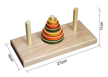 Load image into Gallery viewer, Wooden Tower of Hanoi (Edge) | Handcrafted  Wooden Puzzle