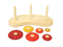 Load image into Gallery viewer, wooden tower of hanoi