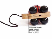 Load image into Gallery viewer, Tuttu Turtle  ( Red ) | Push and Pull Wooden toy | Wooden Pull toys | Wooden turtle pull toy