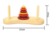 Load image into Gallery viewer, Wooden Tower of Hanoi (Brahma) | Wooden puzzles | Wooden tower of hanoi