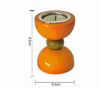 Load image into Gallery viewer, Vibha (Hour glass) - Candle Holder ( Yellow )