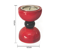 Load image into Gallery viewer, Vibha (Hour glass) - Candle Holder (Red)