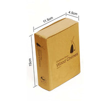 Load image into Gallery viewer, Wooden Christmas Decor : Wood Chimes ( 2 pairs)