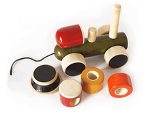 Load image into Gallery viewer, wooden train