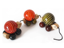 Load image into Gallery viewer, Wooden train toy 
