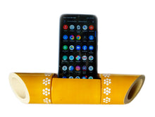 Load image into Gallery viewer, WOODSTOCK - Mobile Amplifier ( Yellow ) | Wooden mobile amplifier