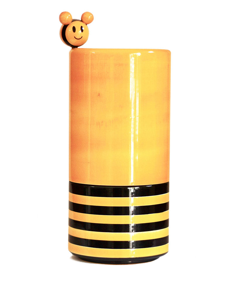 Bee Quill Xtra With Storage | Wooden pen stand | Wooden pen holder
