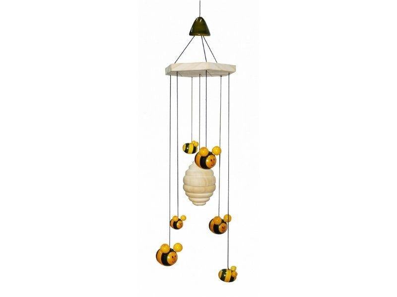 Bee Hive dangler decor | Wooden Home decor image 1