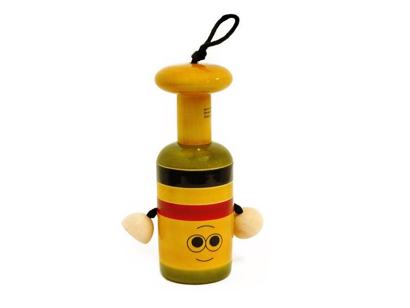 Baby Wooden Bell Rattle