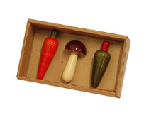 Load image into Gallery viewer, Vegetables set fridge magnets | Wooden fridge magnets | Refrigerator magnets
