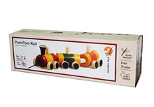 Load image into Gallery viewer, Pom Pom Rail | Wooden train toy | Wooden train | Wooden train set
