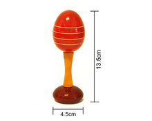 Load image into Gallery viewer, Maraca Rattle (Red) | Wooden rattle | Wooden rattle Toys
