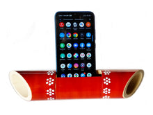 Load image into Gallery viewer, WOODSTOCK - Mobile  Amplifier ( Red ) | Wooden mobile amplifier
