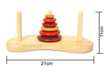 Load image into Gallery viewer, Wooden Tower of Hanoi (Brahma) | Wooden puzzles | Wooden tower of hanoi
