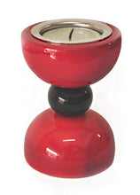 Load image into Gallery viewer, Vibha (Hour glass) - Candle Holder (Red)

