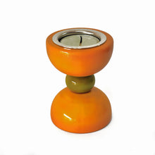 Load image into Gallery viewer, Vibha (Hour glass) - Candle Holder ( Yellow )
