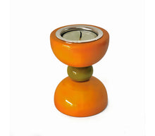 Load image into Gallery viewer, Vibha (Hour glass) - Candle Holder ( Yellow )
